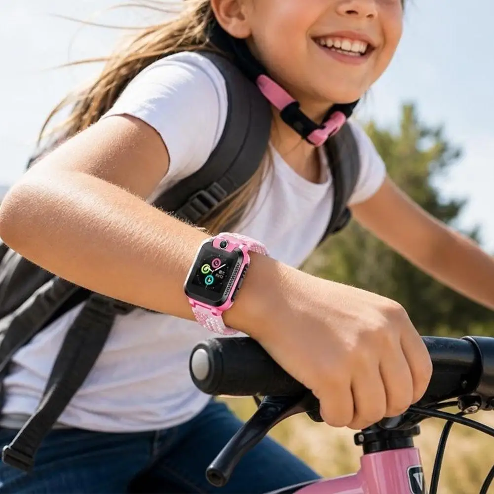Universelles magnetisches Smartwatch-Nylonarmband mit Schnalle für Kinder 15/16/17mm Atmungsaktives, verstellbares, elastisches Ersatzarmband – Detail 29