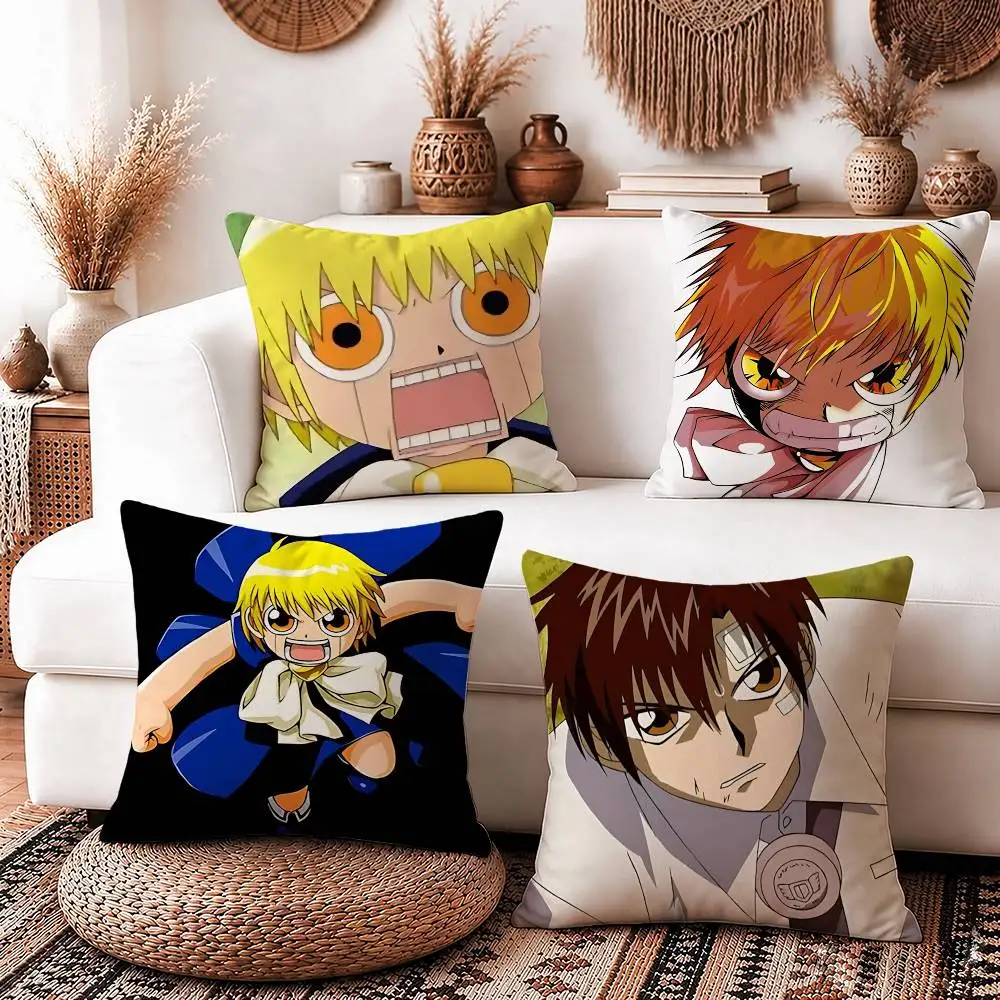 Manga Z-Zatch Bell The Lightning Mamodo Square Sofa Pillow Cover Solid Color Living Room Home Decor Cushion Case