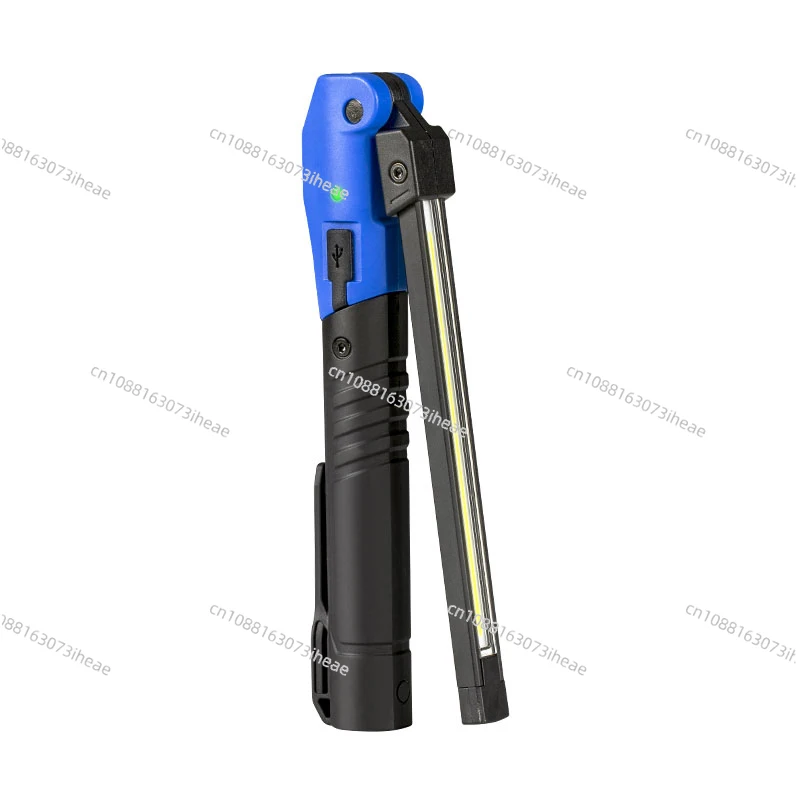 

Handheld ed work light flashlight portable charging point strong light folding maintenance car maintenance