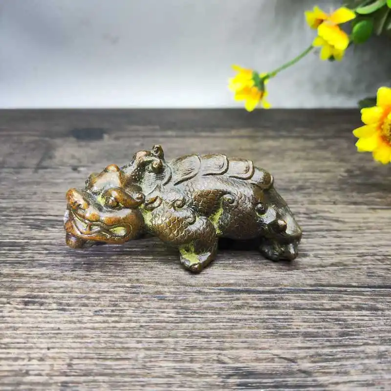 Large solid copper-plated Pixiu tea pet ornament Home Decoration Gifts and Crafts