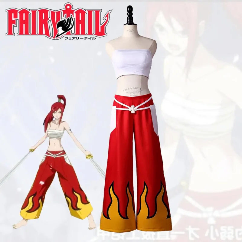 Anime Fairy Tail Cosplay Erza Costume Scarlet Cosplay Costume Brand Japanese Unisex Halloween Costume For Women Men