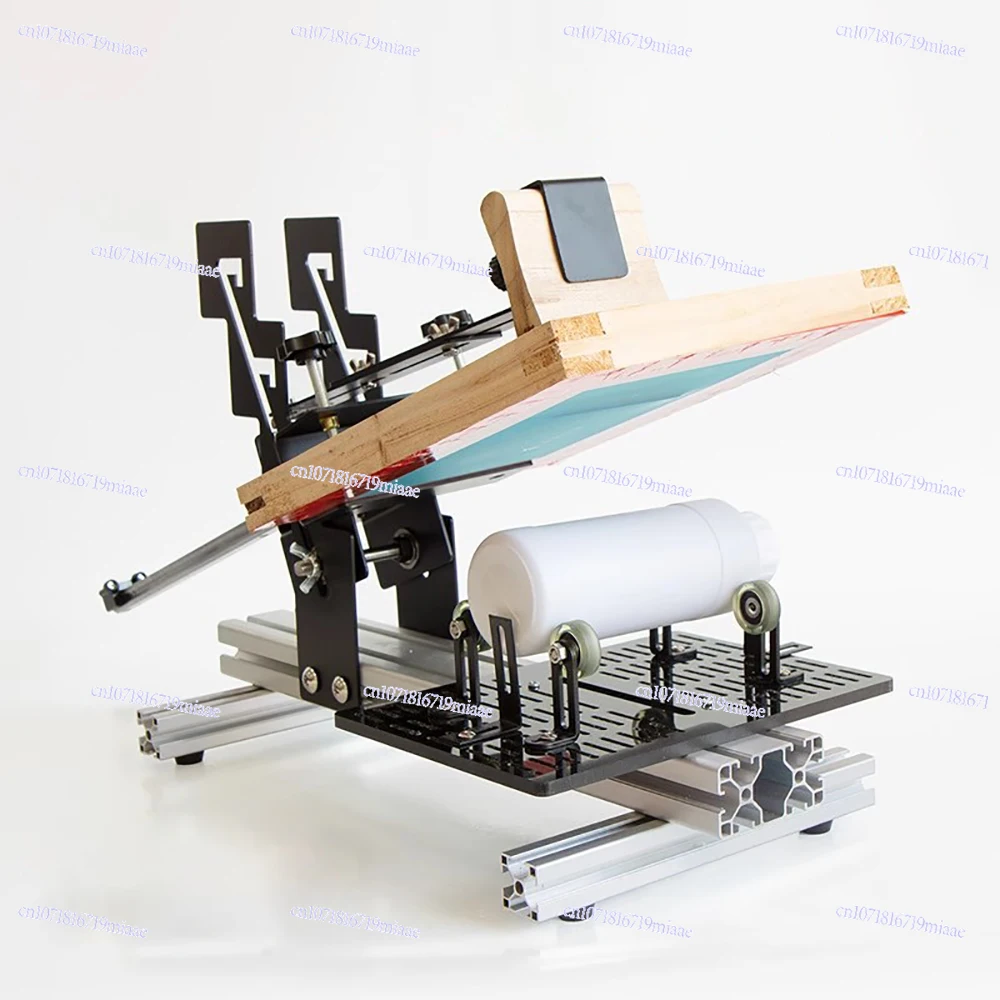 

Manual Curved Surface Screen Printing Machine for Cylindrical Objects (Cups/Bottles/Tubes) - Adjustable for Φ1.3-27CM
