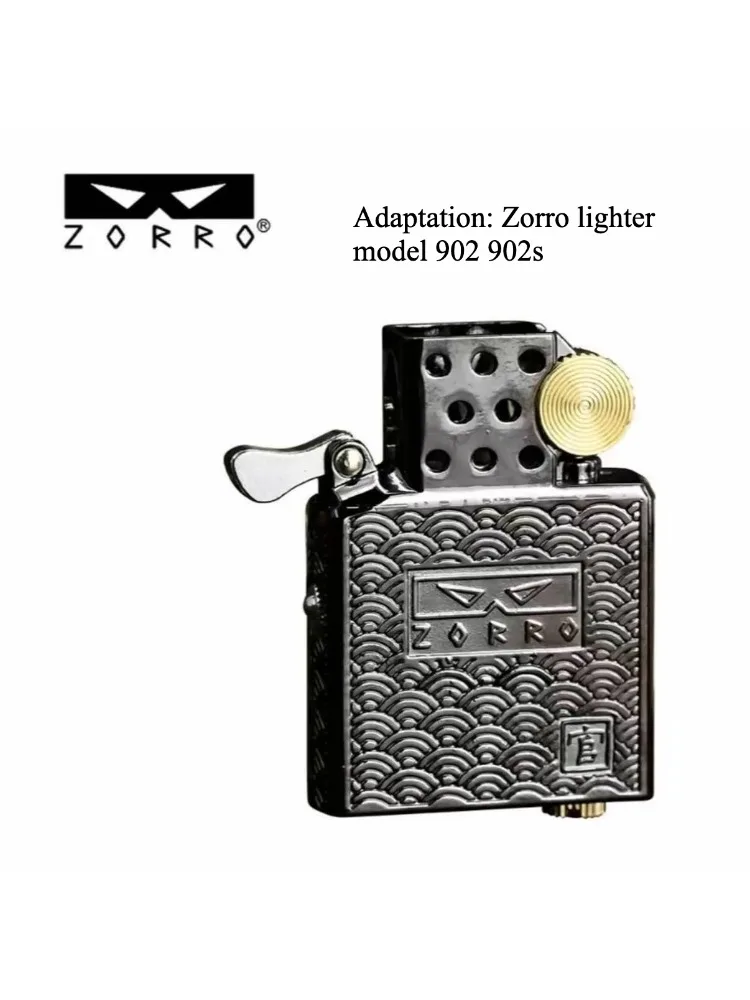 2026 Zorro brander & gas insert voor 902 902s 912 912s winddichte olietank 8 winddichte gaten upgrade scherpe vuurwiel insert - afbeelding 2