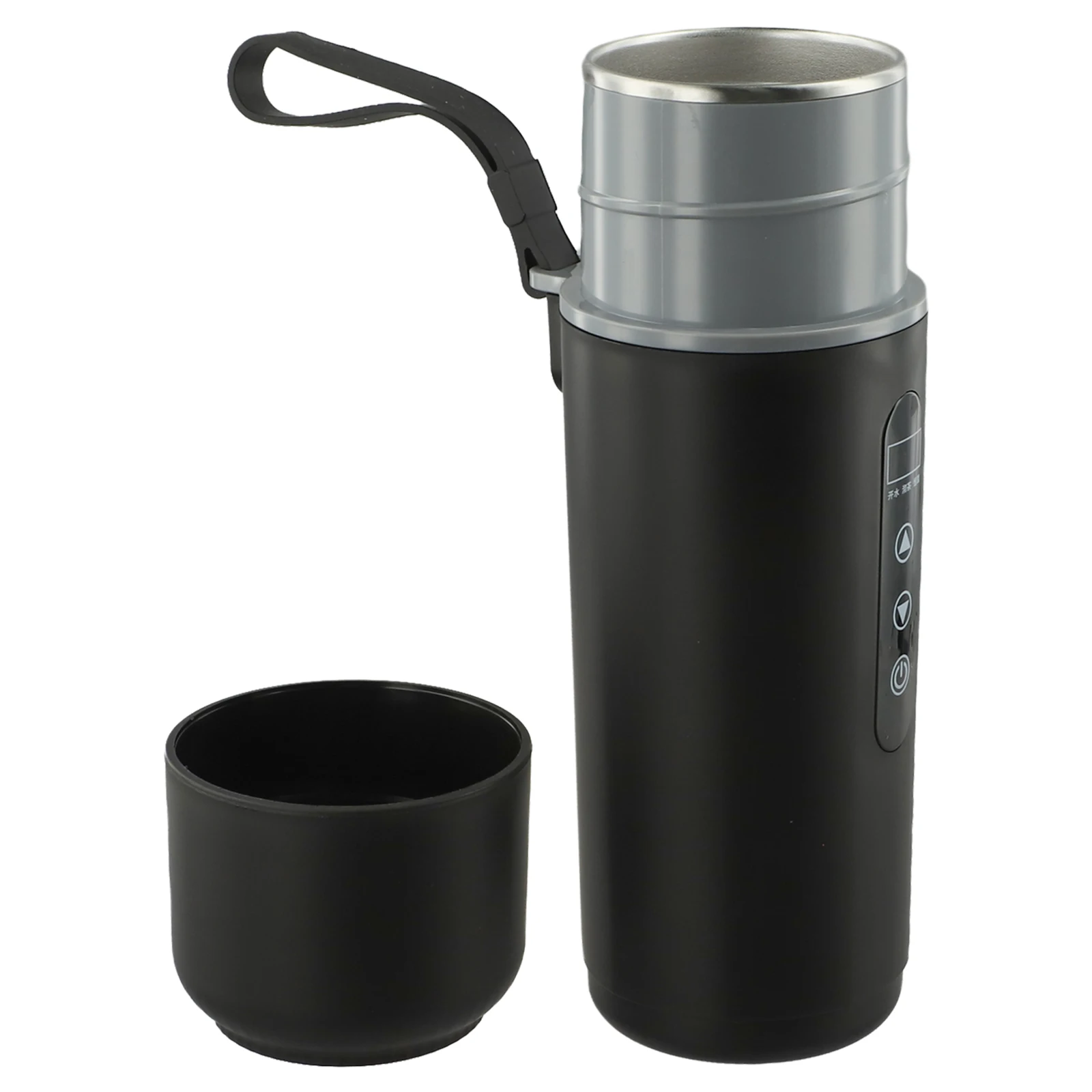 Car Compatible Electric for kettle Portable Heated Mug with LCD Display; Perfect for Road Trips and Outdoor Activities