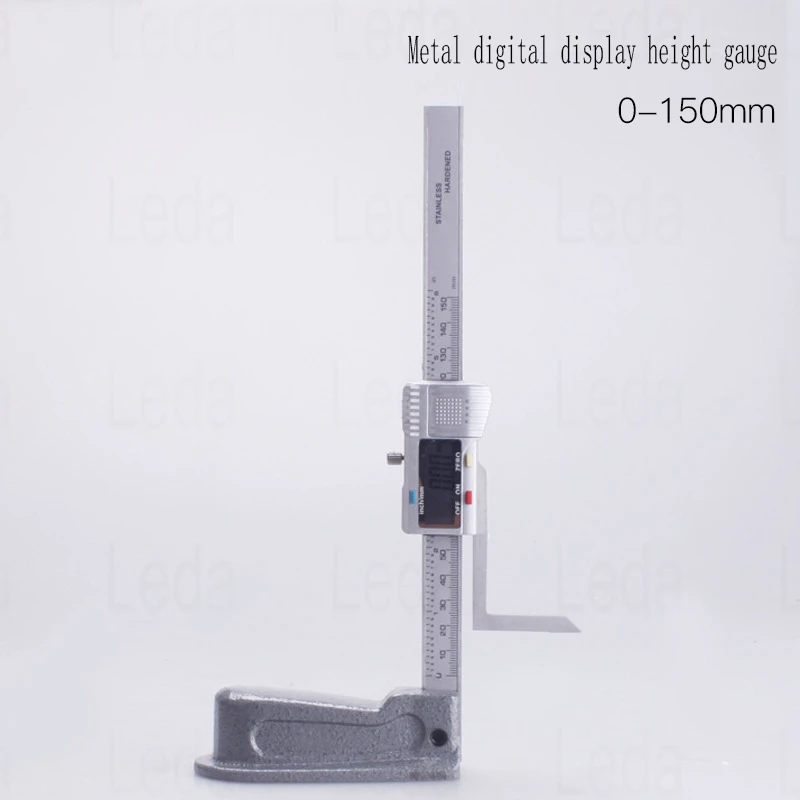 1pcs Metal Digital Height Gauge Depth Gauge Measuring Tool Scale Vernier Caliper Carbide Scribe 0-150mm Woodwork Milling Cutter