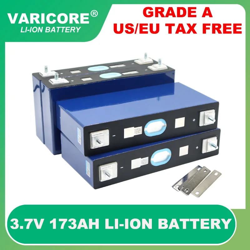 

3.7v 173Ah Ternary Lithium battery large single power cell for 12v 24v 36v electric vehicle Off-grid Solar Wind Grade A Tax Free