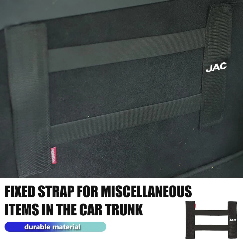 Car Trunk Fixed Strap Elastic Velcro Fixed Storage Securing Strap For JAC J3 J2 S5 A5 J5 J6 J4 S2 T8 RF8 M3 M4 X8 Plus A5 E10X