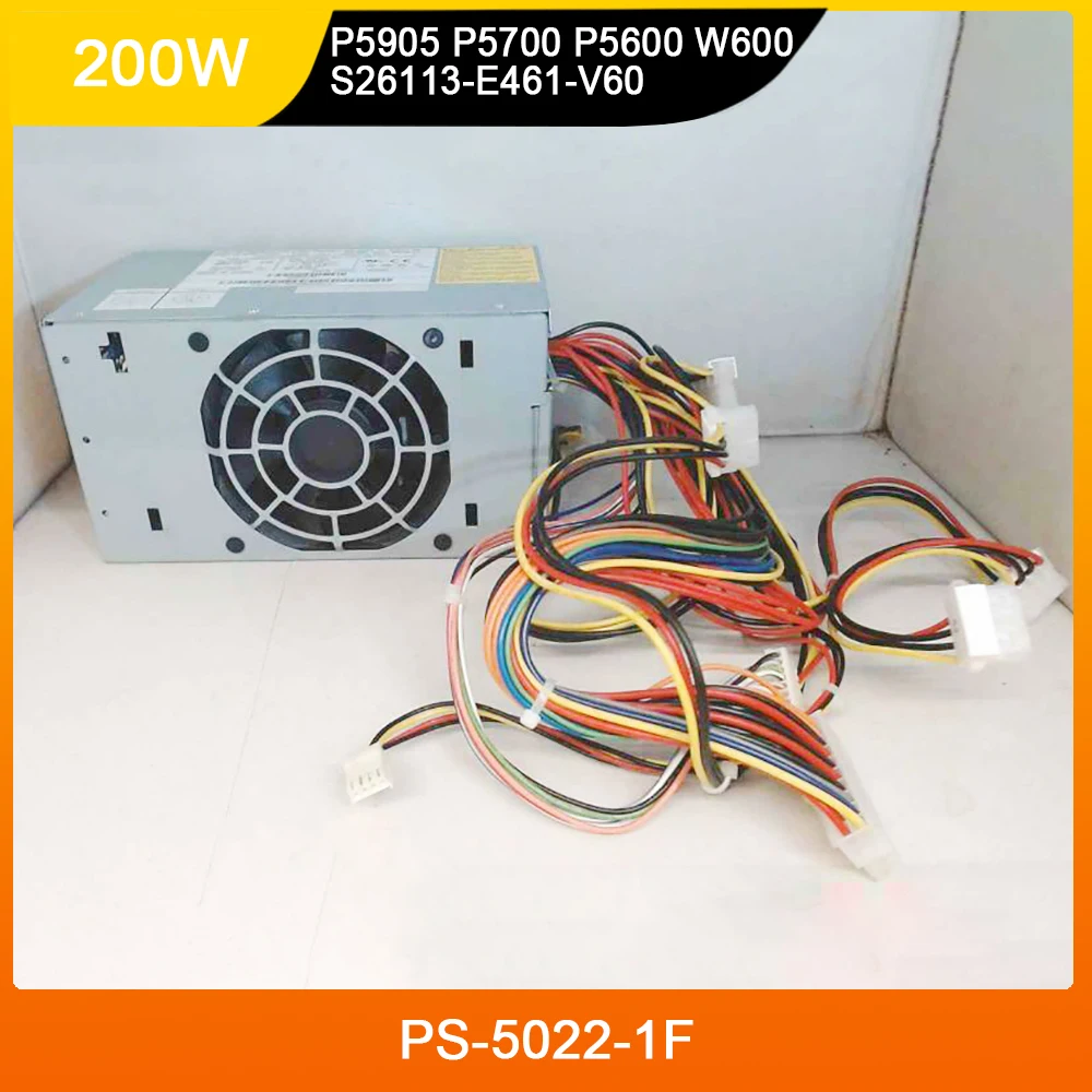 

PS-5022-1F S26113-E461-V60 P5905 P5700 P5600 W600 200W Industrial Power Supply For SIEMENS