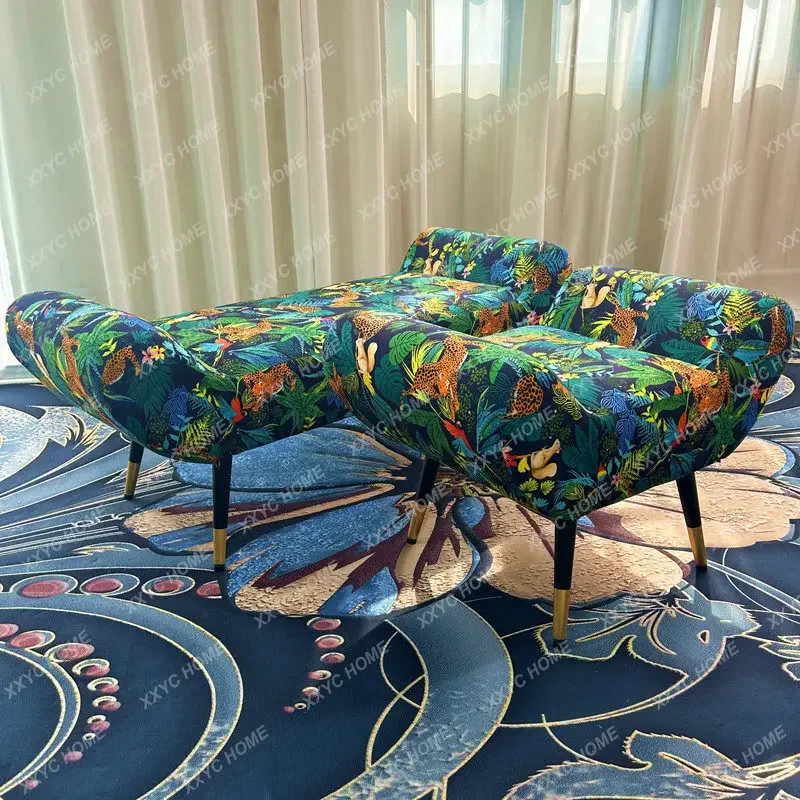 Retro modern minimalist leisure , living room sofa bench, end-of-bed , dressing room shoe-changing bench, entryway ben