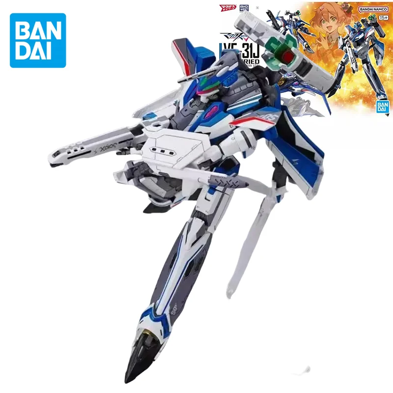 

Bandai Original Anime Figure The Super Dimension Fortress VF-31J SIEGFRIED Action Figure Toys for Kids Gift Collectible Model