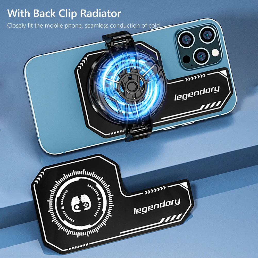 Mobile Phone Radiator Expend Cooling Game Cooler Stickers Semiconductor Cooler Cell Phone Magnetic/ Back-clip Radiating Sticker