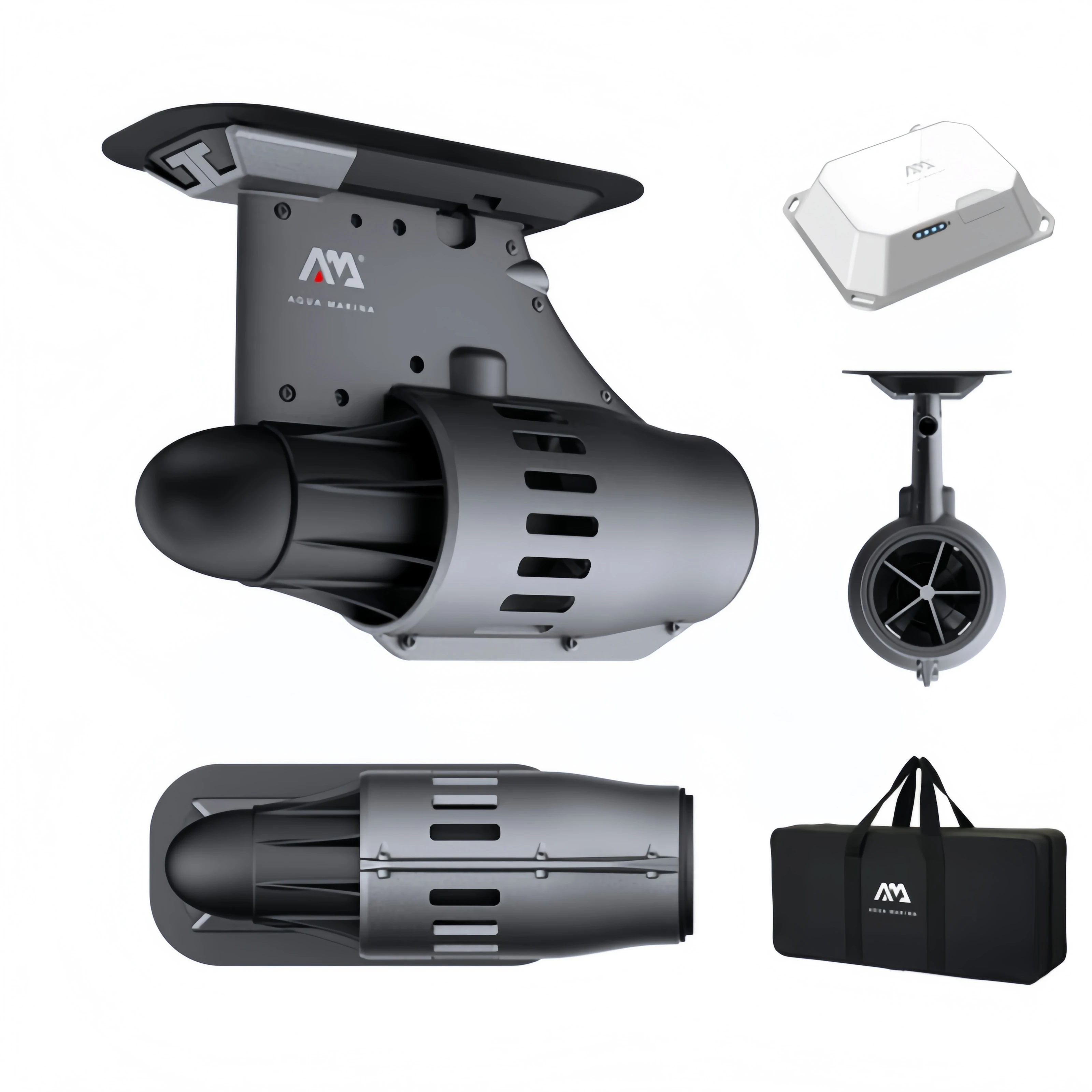 AQUA MARINA BLUEDRIVE POWER FIN 12V Battery electric motor SUP Stand Up Paddle Board push Surf Kayak surfboard propeller