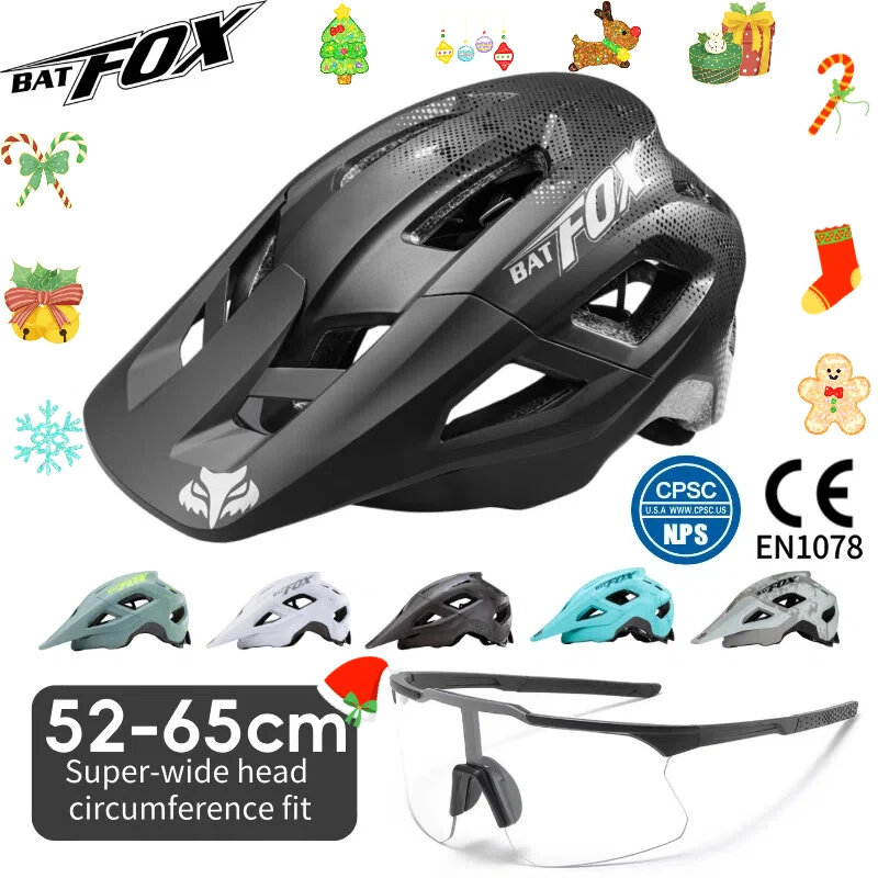 

BATFOX Шлем для горного велосипеда MTB Велоспорт с 17 вентиляционными отверстиями для мужчин и женщин XC Повседневный внедорожный велосипедный шлем capacete ciclismo mtb