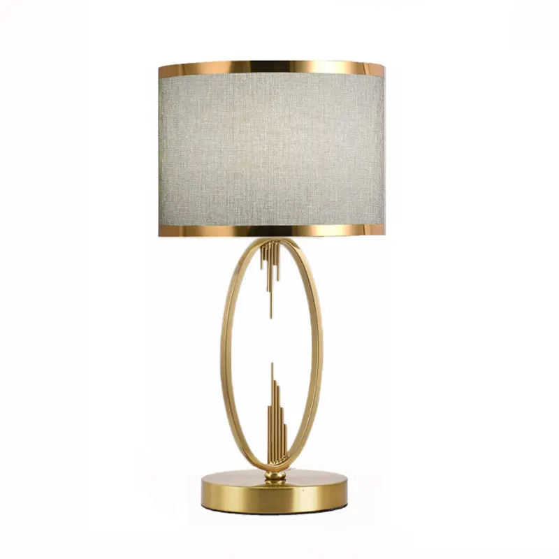 

Large Size European cloth Table Lamp Modern Simple Study Creative Desk Lamp Living Room Bedroom Bedside Decorative Desk Lamp