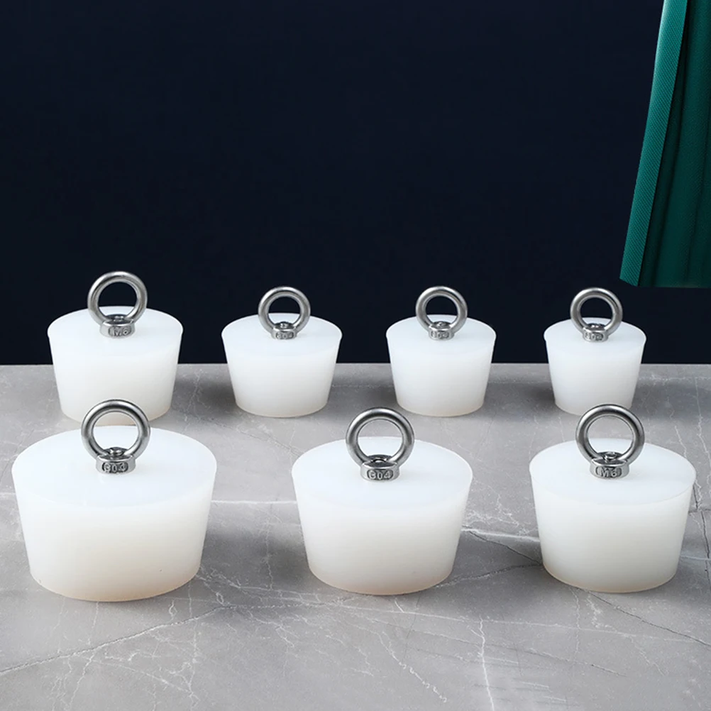 

4 шт. силиконовые сливные пробки, легко удаляемые пробки для раковины, ванны, утечки, сливная пробка для умывальника, универсальная ванна