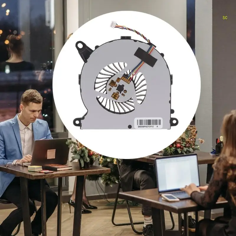 مروحة وحدة المعالجة المركزية لـ Intel-NUC8I7BEH NUC8 BSC0805HA-00 1Z24L9R Noteboo Cooler دروبشيبينغ