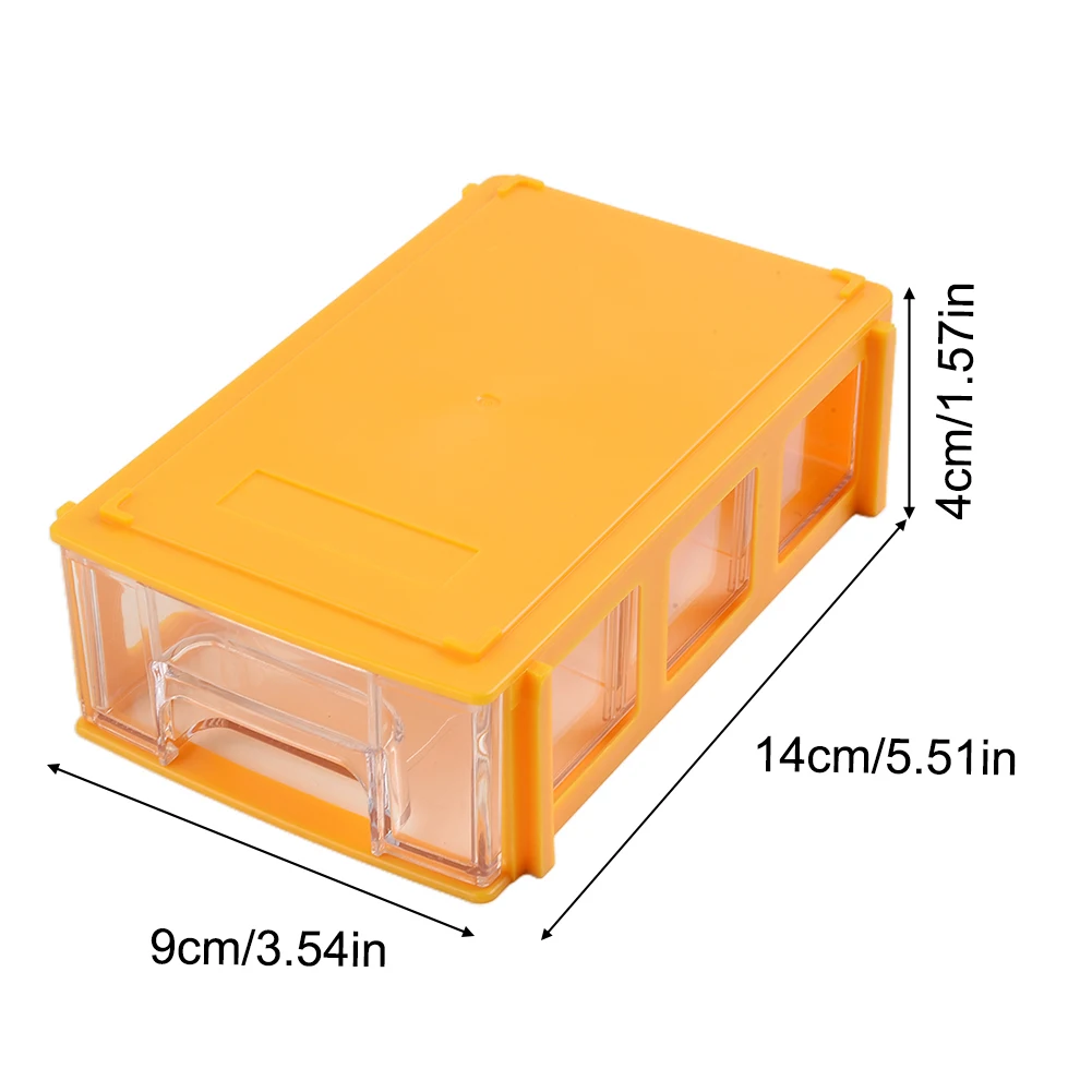 1PC Stackable Plastic Hardware Parts Storage Boxes Component Screws Toolbox Drawer Case Toolbox Hot Sale