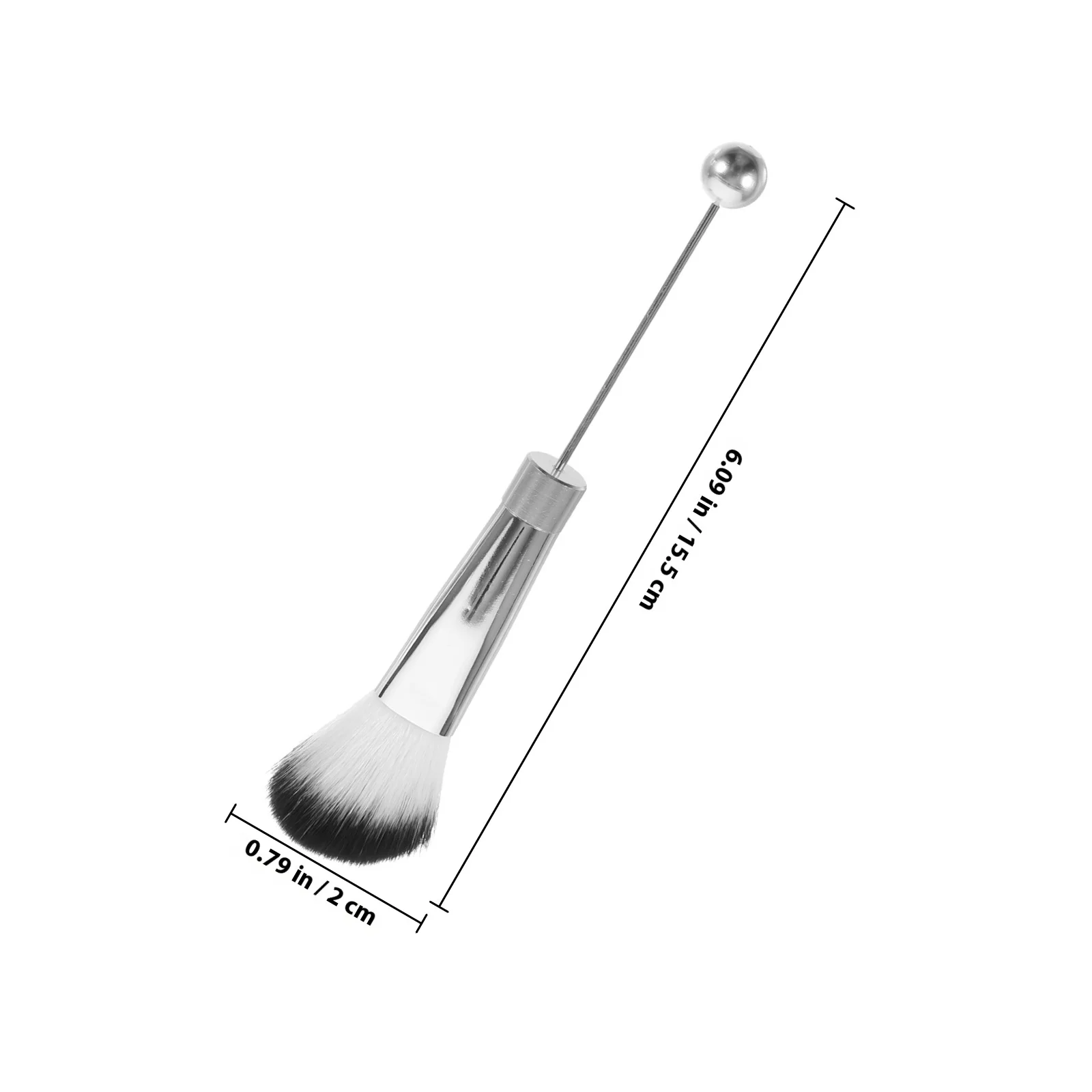 مجموعة فرش مكياج بشعيرات ناعمة بمقبض معدني، فرش مستحضرات تجميل للسفر خفيفة الوزن ومحمولة، سهلة التنظيف وصديقة للاستخدام