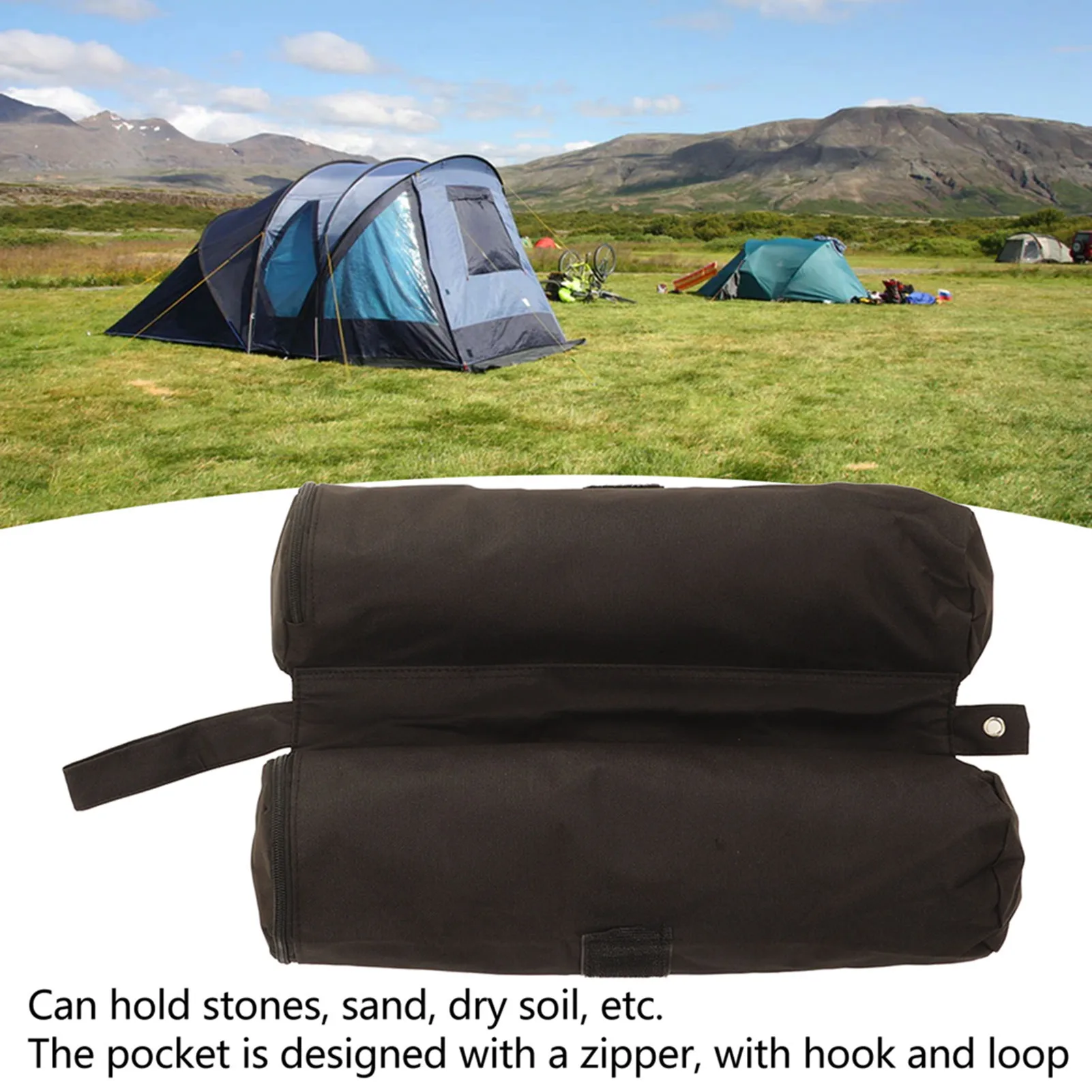 Canopy Gazebo Weight Bag 600D Oxford Fabric Wear Resistant Windproof Tent Weighted Feet Bag for Canopy Tent Sandbag