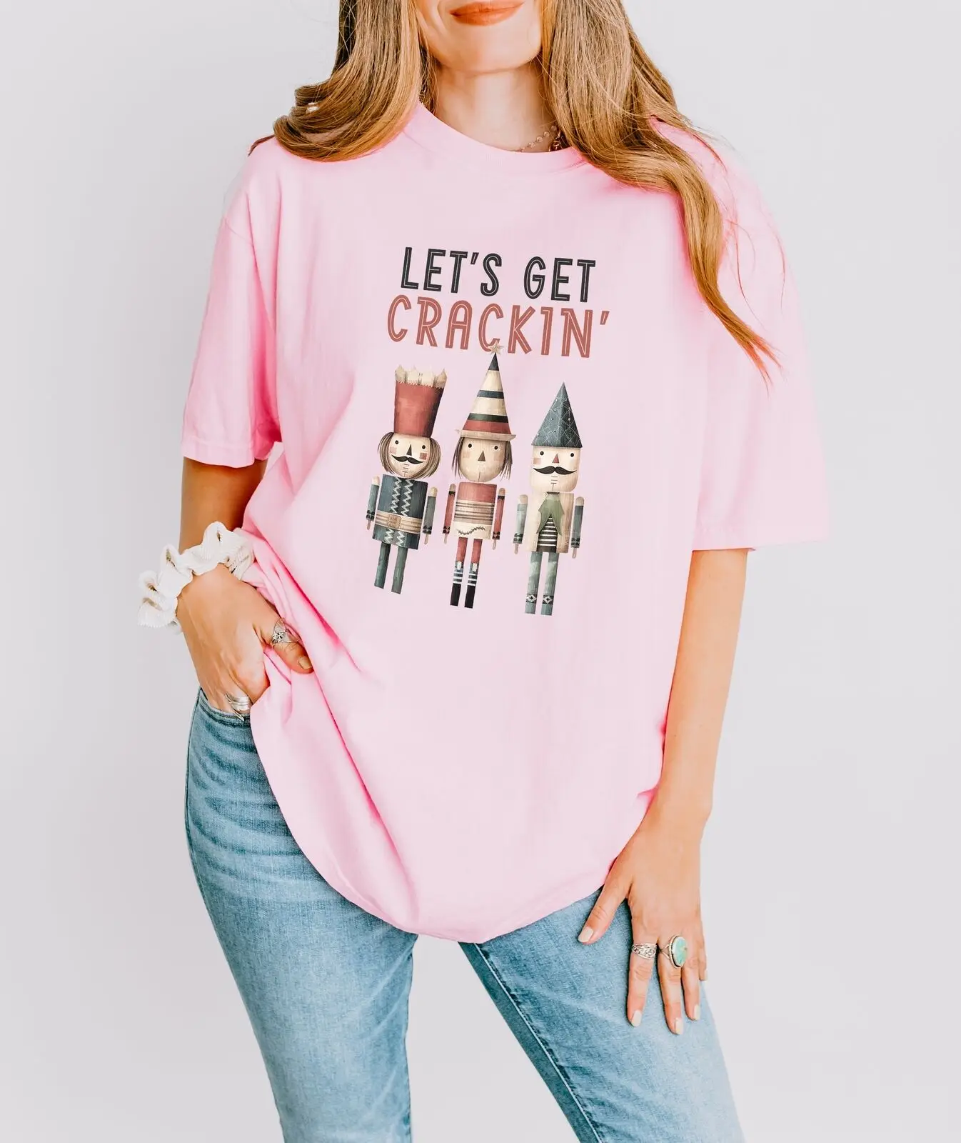 

Nutcracker Trio Christmas Tee, Festive Nutcracker Shirt, Seasonal Christmas Top