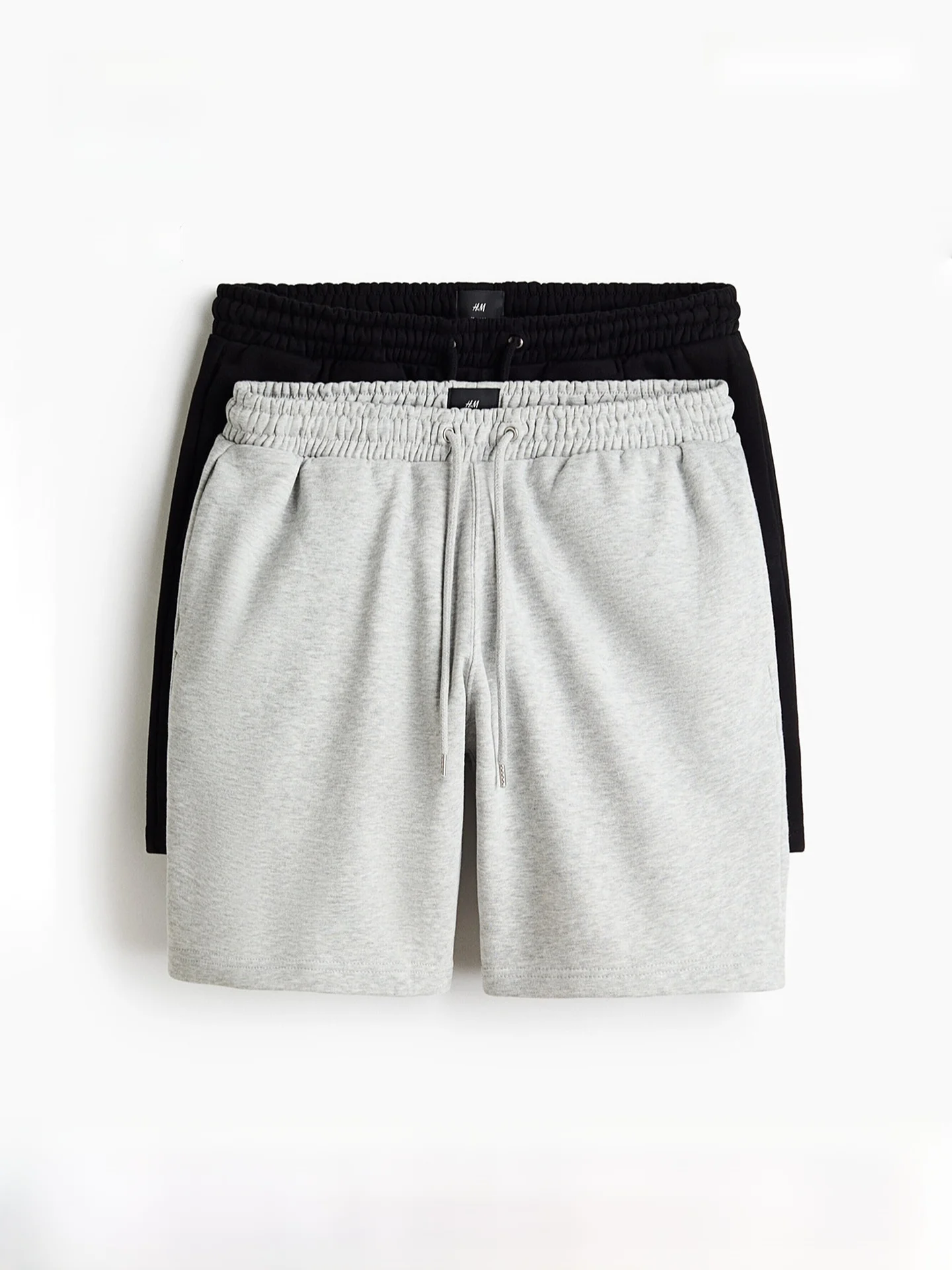 

Новые мужские шорты стандартного кроя H&M, 2 шт., весна 2026, из смесового хлопка и полиэстера, комфортные, дышащие, легкие, летние