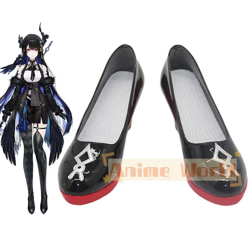 Advent EN Nerissa Ravencroft Cosplay Shoes Halloween Carnival Boots Custom Made