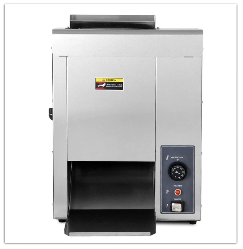 Commercial Conveyor Hamburger Bun Toaster Electric Chain Type Bread Heating Oven For Fast Food Restaurant
