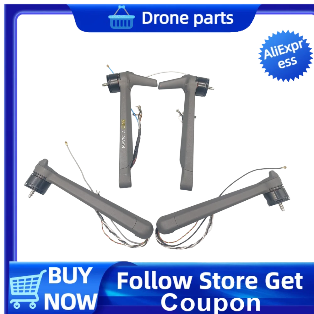 Tested Left & Right Front Motor Arm Replacement Parts for DJI Mavic 3, Mavic 3 Pro, Cine & Enterprise Drone