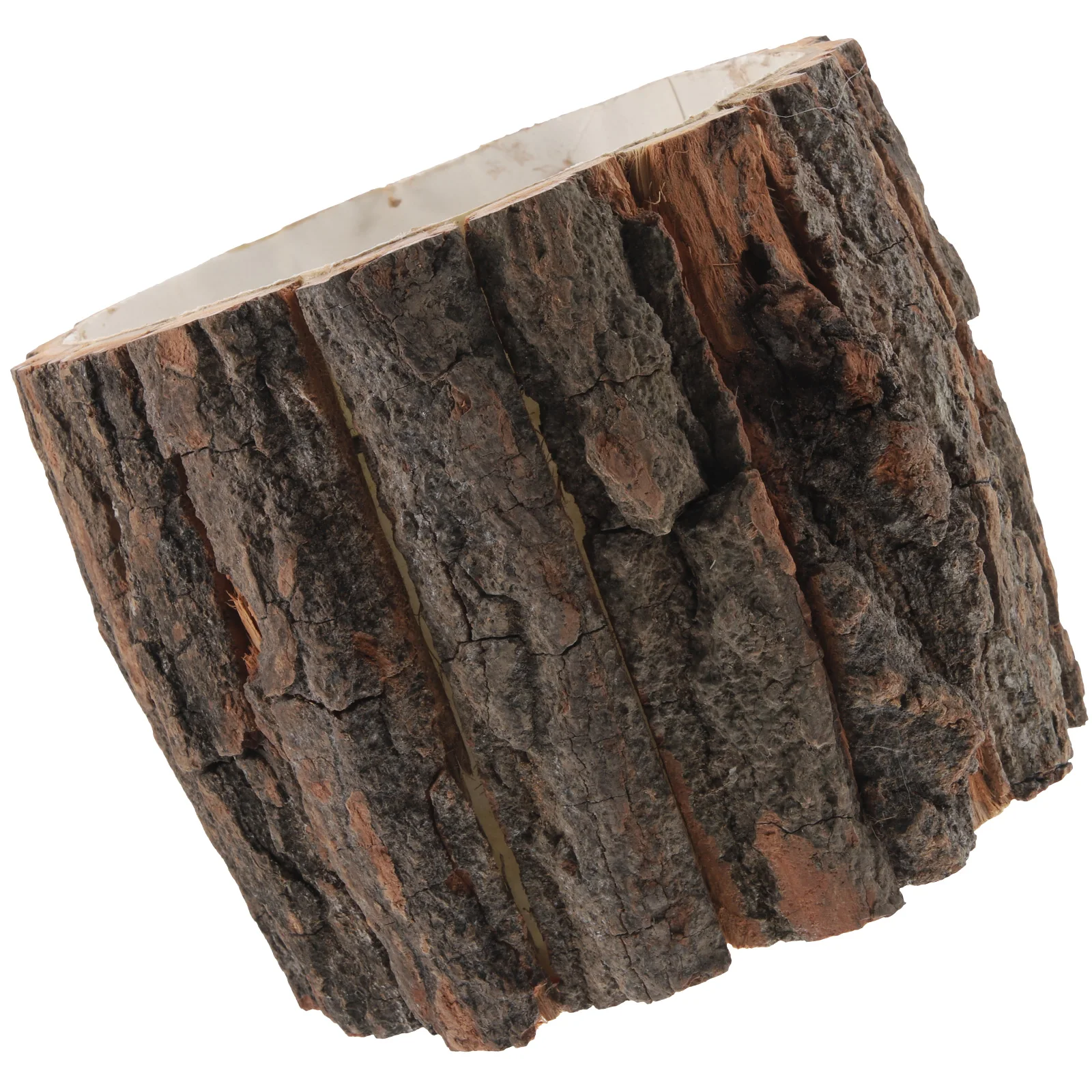 

Кашпо из коры, цветочный горшок, пень дерева, деревенский декор горшка, ваза, деревянные цветочные горшки, контейнер для растений