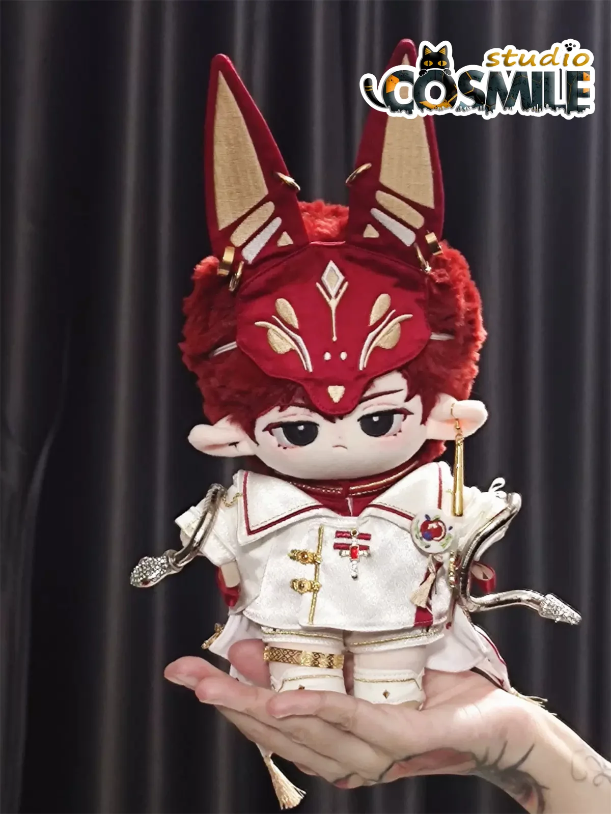 

Vampire Hunter Adam Shikigami Knight King Costume Stuffed Plushie 20cm 30cm Doll Doll's Clothes Dolls Accessories Yadang DJ