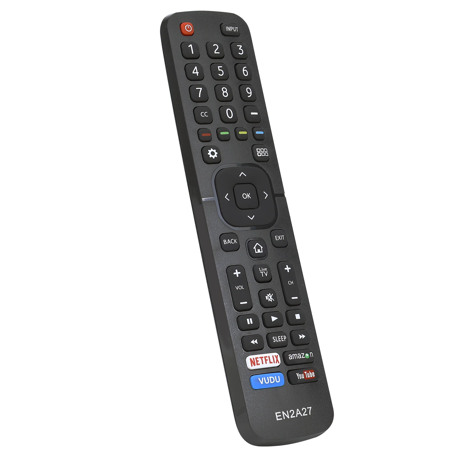 ew EN-2A27 EN2A27 Replaced Remote for HISENSE TV 50H7GB1 50H8C 50H6B 55H6B 50H6GB 50H7GB 65H7B 55H7B Series H8C Series with Netf