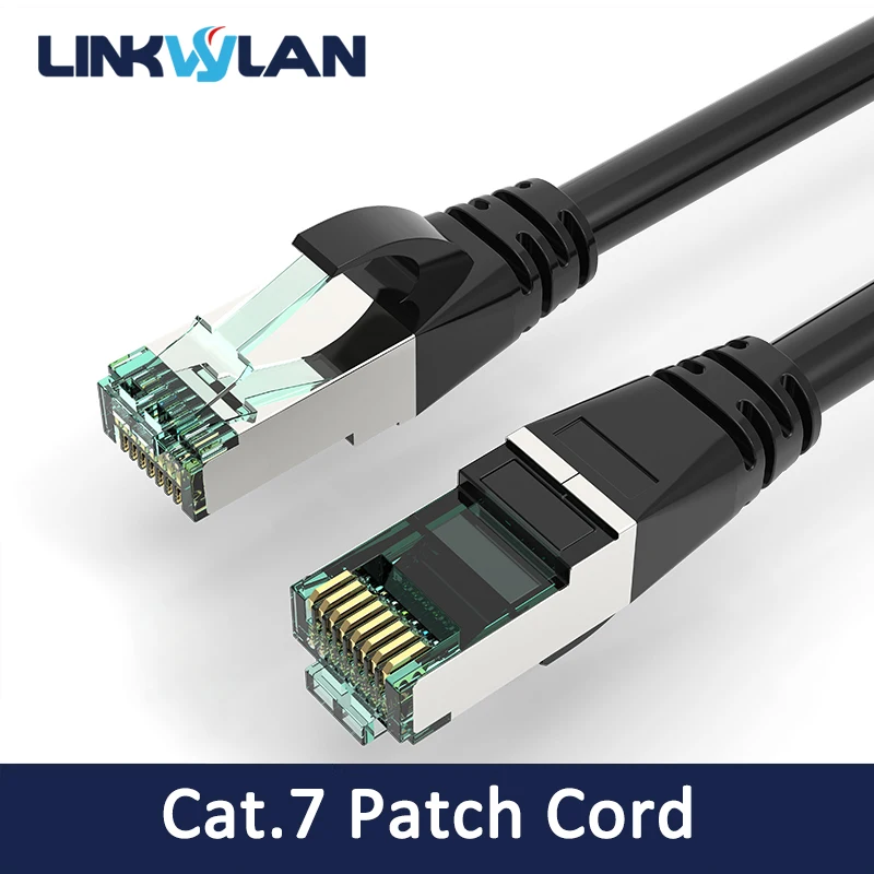 10G Ethernet RJ45 Cat7 Patch Cord Network Cat 7 Patch Lead Cable Snagless Shielded LSZH 10m 15m 20m 25m 30