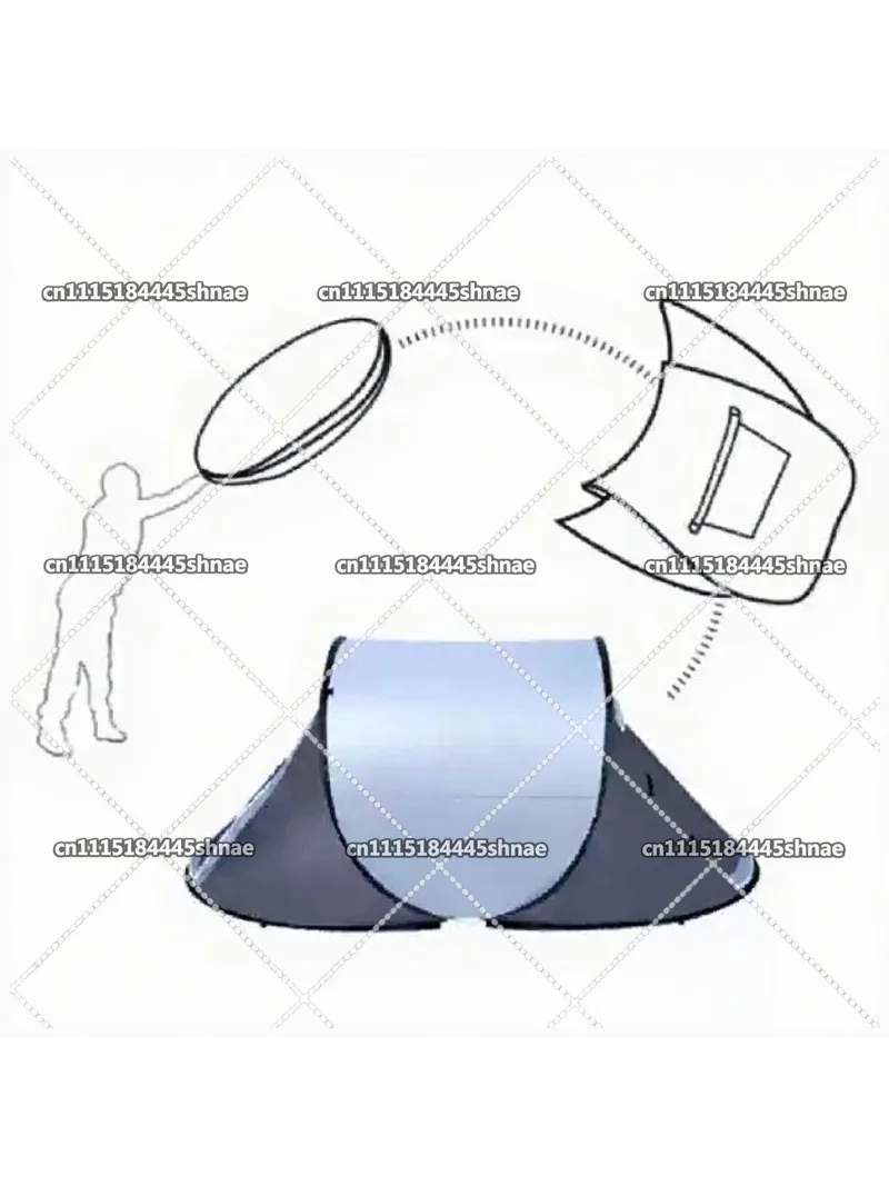 Pop Up Beach Tent, Instant Setup Sun Shelter for Travel,  Protection Silver Coating Camping Cabana with Mosquito Net