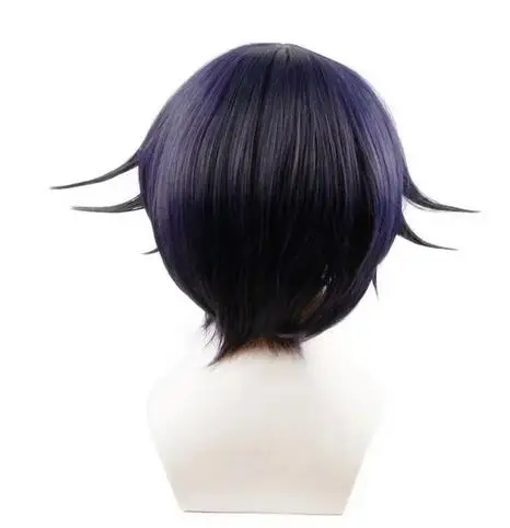 Danganronpa  Killing Harmony Ouma Kokichi Short Wig Cosplay Dangan Ronpa Heat Resistant Synthetic Hair Men Wigs