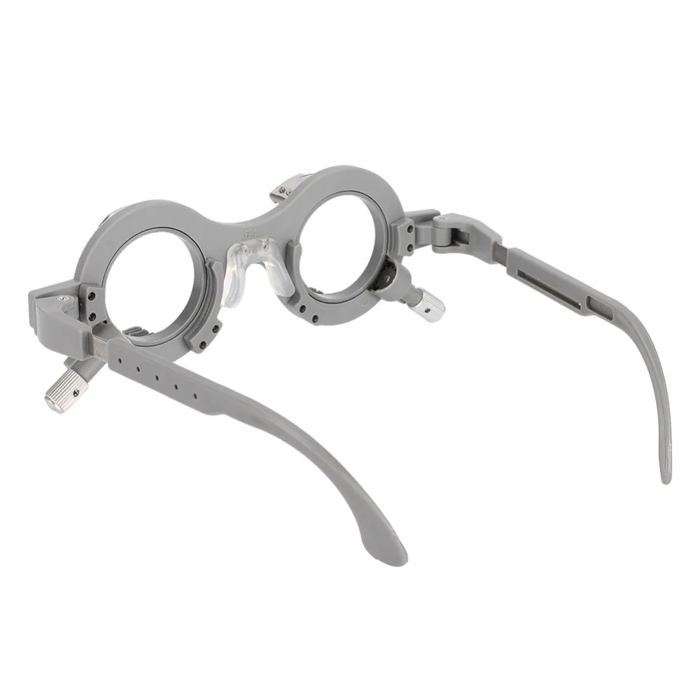 Professional 64mm Lens Optical Trial Lens Frame Fixed PD Adjustable Temple Arms Optometry Lens Frame Trial Frame Optical Eyewear