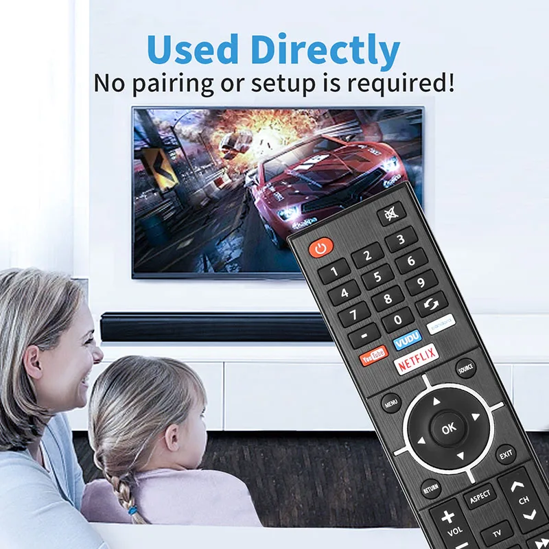 New Universal Remote Control For Westinghouse/Element Smart LED UHD 4K TV KY49C-178F ELSJ5017 WD32HBB101 WD40FB2530 WD39HB2108