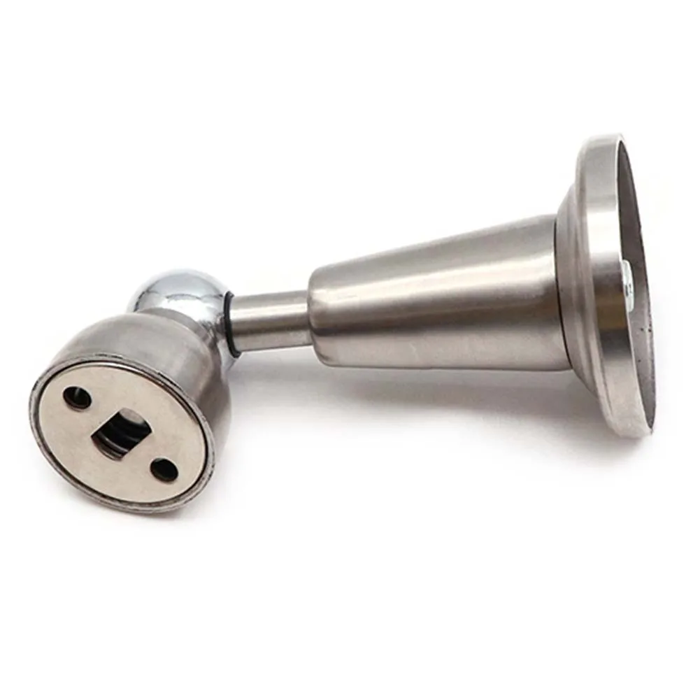 Stainless Steel Door Stop Magnetic with Hydraulic Spring Loaded Catch for Soft Door Closing and Wall Protection