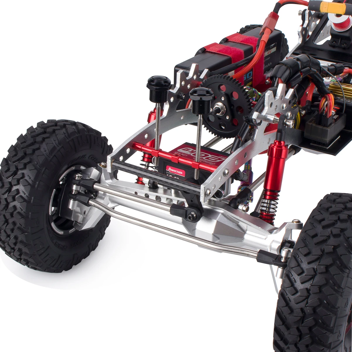 Alumínio Quick Release Trava botão, Clipless corpo montagem para 1:10 RC Crawler Rigs, Capra SCX10 Power Wagon Cliffhanger, GSPEE V4