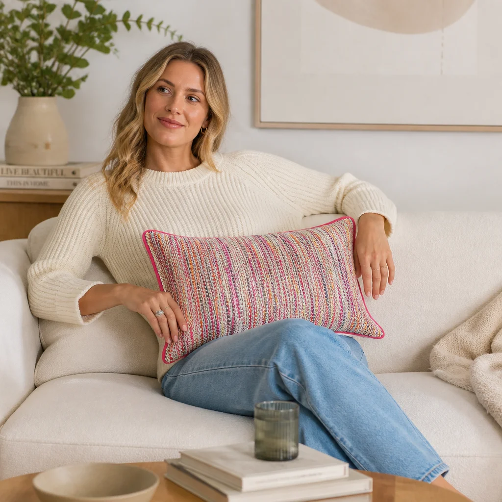 Modern Geometric Velvet Semicircle Pillowcase Soft Decorative Cushion Cover for Sofa Chair Bed 45x45cm/30x50cm