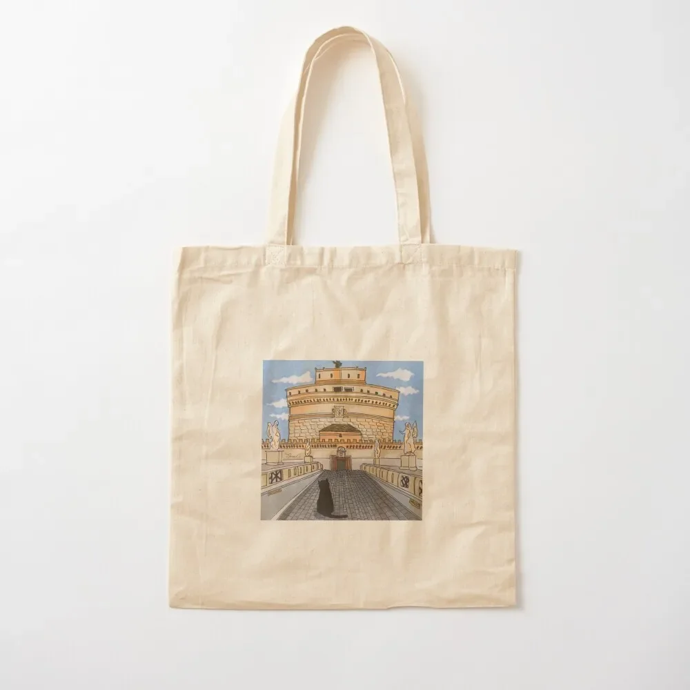 

Journal of a Cat in Rome - Castel S. Angelo Tote Bag Women's handbag Women's shopper Large bags for women Tote Bag