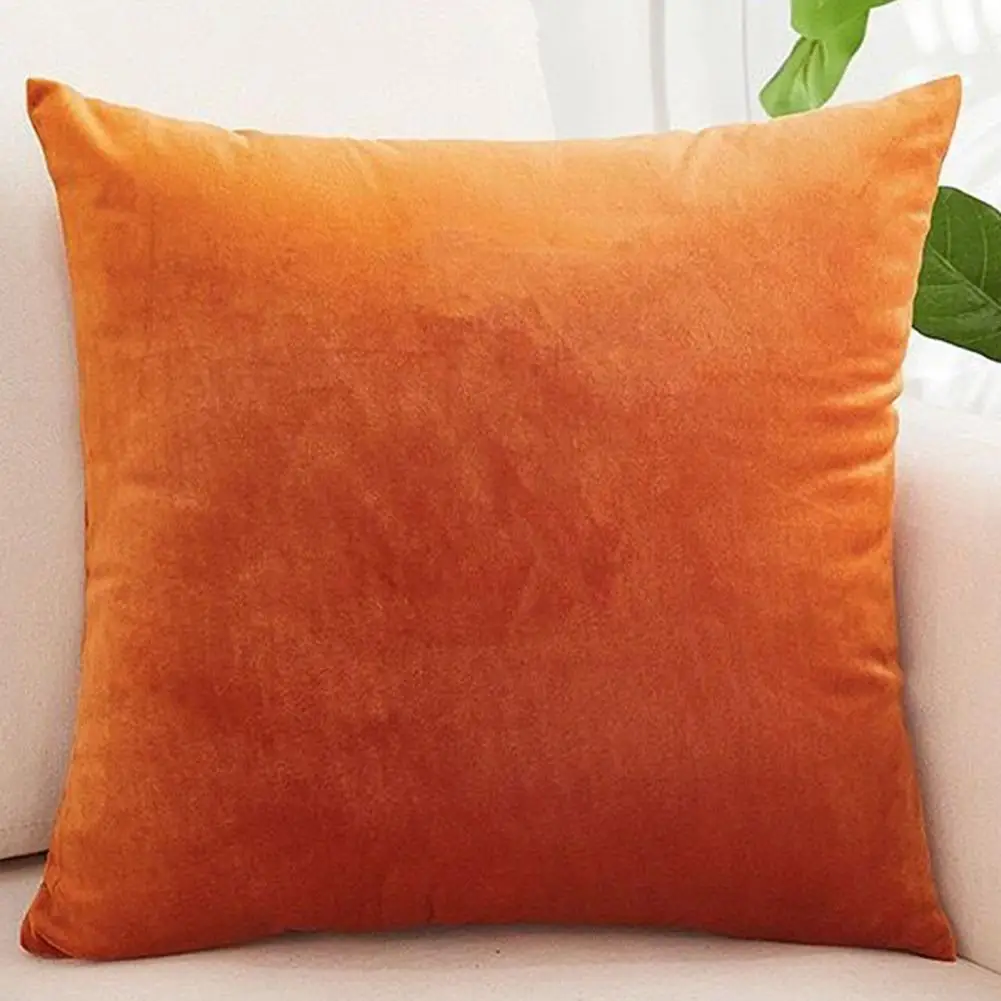 45cm Flannel Velvet Cushion Cover Halloween Home Office Party Decor Pillowcase Car Sofa Throw Cushion Cover Warm