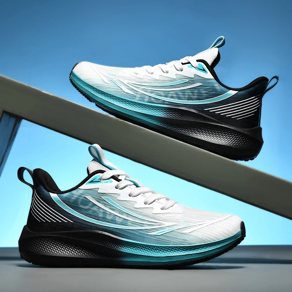 

Marathon Net Fabric Running Shoes, Men's Ultra-Light Anti-Gravity Sports Shoes, Breathable Anti-Slip Casual Sports Shoes