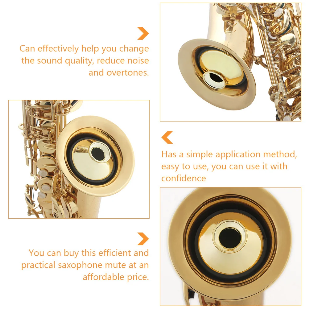 

1Pcs Efficient Alto Saxophone Mute Sound Dampener for Practice Use Non-Disturbing Noise Removal Sax Accessory Alto Sax Mute