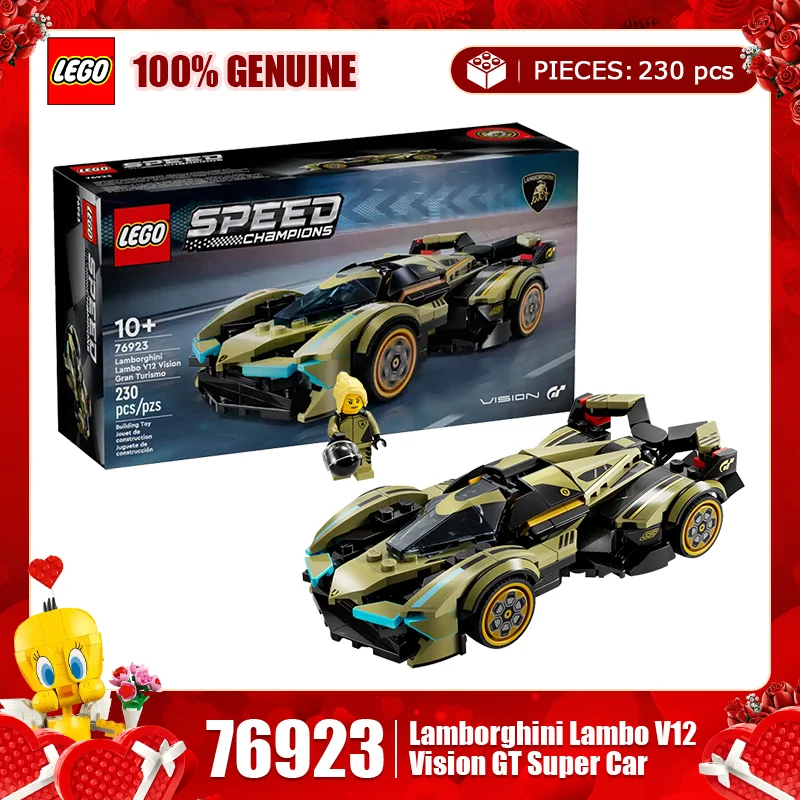 

LEGO Building Blocks Super Racing Series 76923 Lamborghini V12 Vision GT Sports Car Children's Puzzle Building Blocks Toy Gift