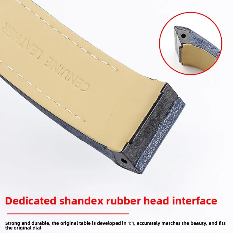 20 23mm Per Cartier Santos100 cinturino per orologio in vera pelle Santos 100 morbida pelle bovina fibbia pieghevole cinturino accessori braccialetto