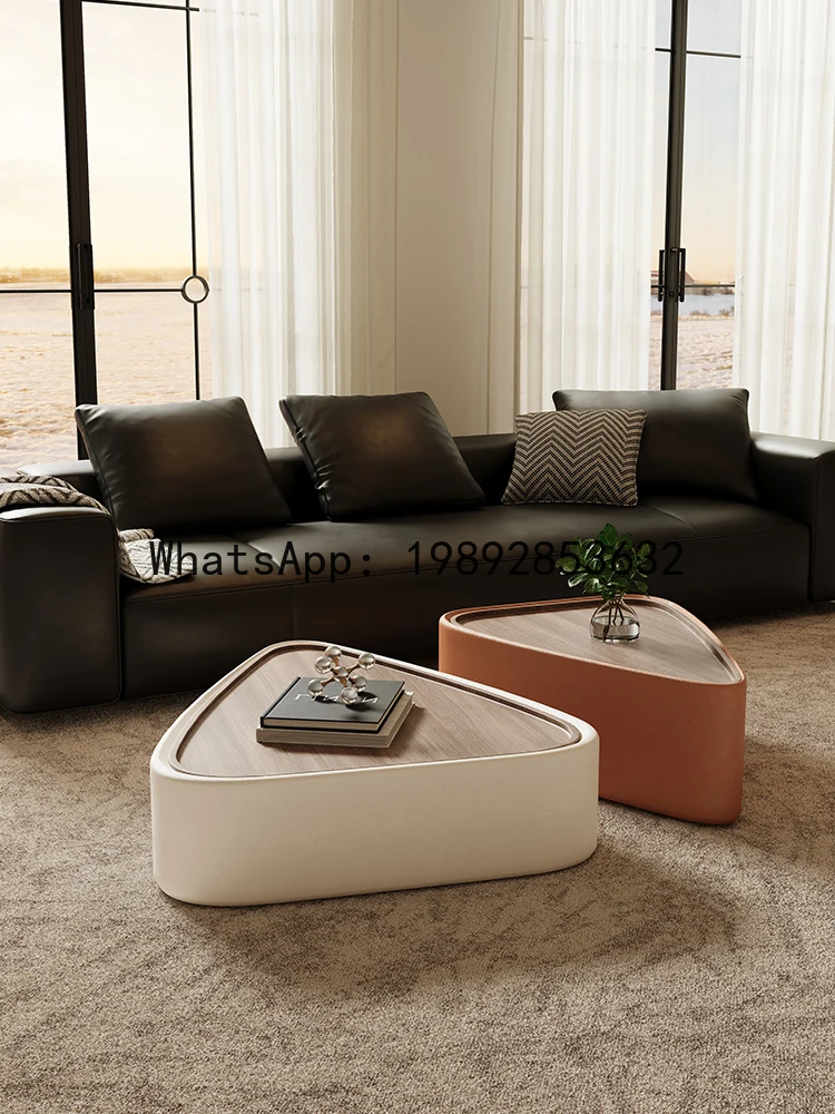 XL Coffee Table for Living Room, Small Household, Creative Light Luxury, Storage Capable, Designer Style