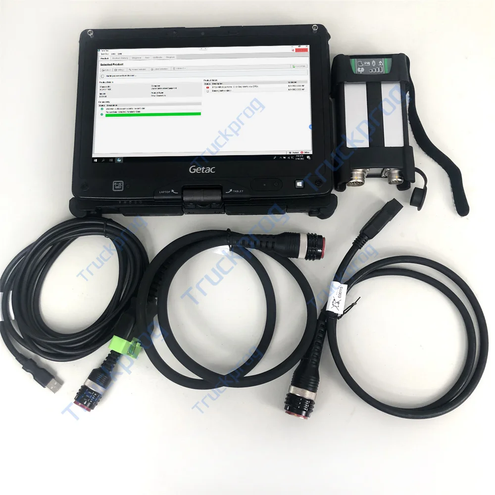 Getac Laptop Tablet VOCOM 2+ Genuine Adapter Vocom 88894400 PTT Premium Tech Tool Vocom2 WIFI Heavy Duty Truck Diagnostic Tool