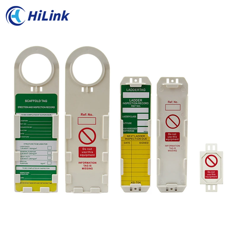 HiLink High Strength Multi-Functional Warning Sign Scaffold Holder Tag