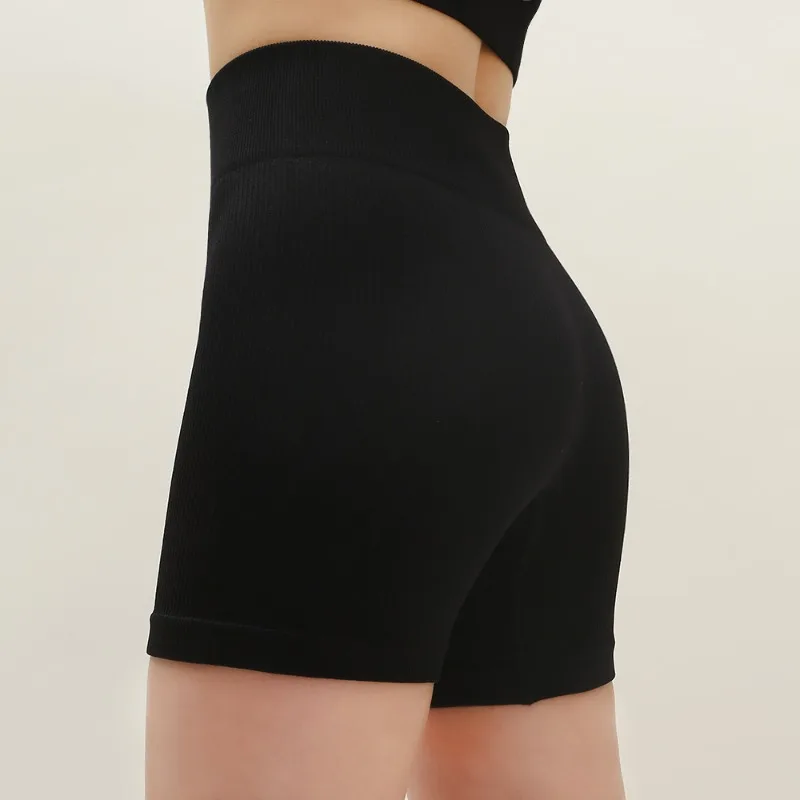 Seamless Yoga Shorts - High Waist Tummy Control Workout Capris