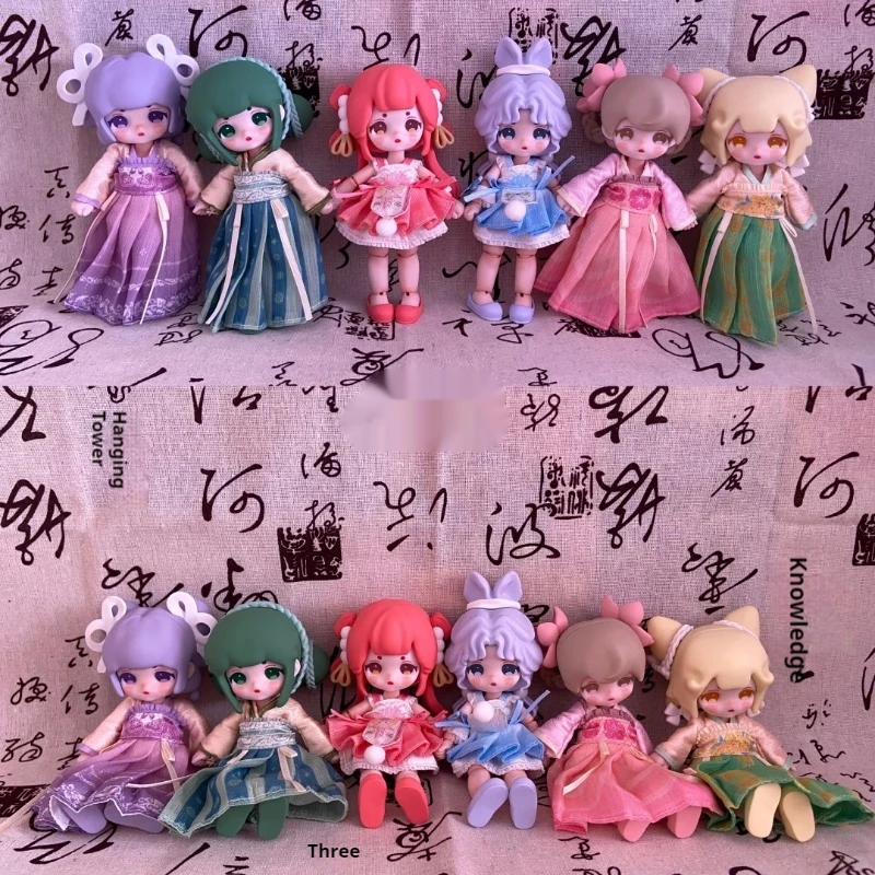 

Подлинная серия Xing Yunlai Yunlai Food Shop, слепая коробка 1/12 Kawaii Chinoiserie, экшн-фигурка, кукла Mystery Box, платье, подарок для девочки